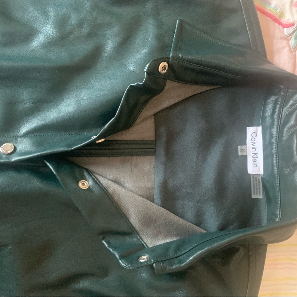 Calvin Klein Women's Green Shirt/Jacket